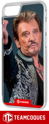 Coque design JOHNNY HALLYDAY 9 - iPhone smartphone - TEAMCOQUES