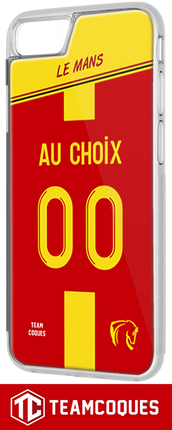 Coque foot LE MANS - flocage 100% personnalisable - iPhone smartphone - TEAMCOQUES
