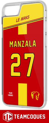 Coque foot LE MANS - flocage 100% personnalisable - iPhone smartphone - TEAMCOQUES
