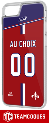 Coque foot LILLE LOSC personnalisable - TEAMCOQUES