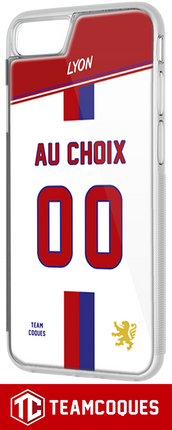 Coque foot LYON OL personnalisable - TEAMCOQUES
