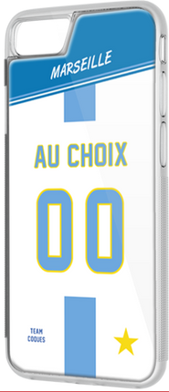 Coque foot MARSEILLE OM - flocage 100% personnalisable - iPhone smartphone - TEAMCOQUES