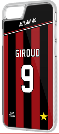Coque foot MILAN AC - flocage 100% personnalisable - iPhone smartphone - TEAMCOQUES