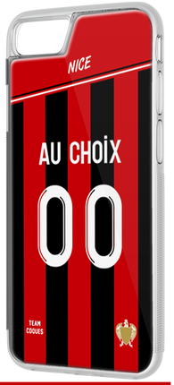 Coque foot NICE OGC personnalisable - TEAMCOQUES