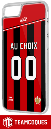 Coque foot NICE OGC personnalisable - TEAMCOQUES