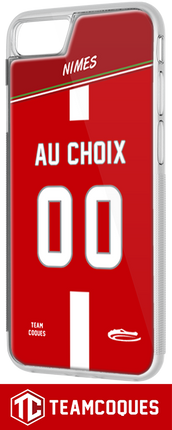 Coque foot NIMES OLYMPIQUE personnalisable - TEAMCOQUES