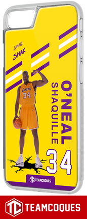 Coque joueur SHAQUILLE O'NEAL LAKERS LOS ANGELES NBA - TEAMCOQUES