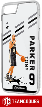 Coque joueur TONY PARKER SPURS SAN ANTONIO NBA - TEAMCOQUES