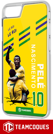 Coque de smartphone personnalisable de PELÉ BRÉSIL