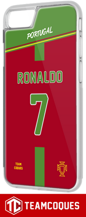 Coque foot PORTUGAL - flocage 100% personnalisable - iPhone smartphone - TEAMCOQUES