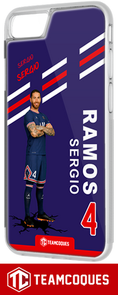 Coque joueur SERGIO RAMOS PARIS PSG - TEAMCOQUES