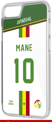 Coque foot SENEGAL - flocage 100% personnalisable - iPhone smartphone - TEAMCOQUES