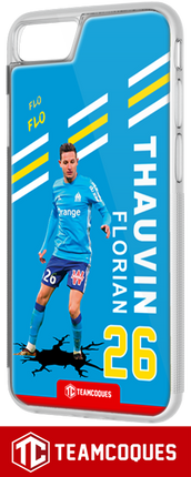 Coque foot FLORIAN THAUVIN OM MARSEILLE - flocage 100% personnalisable - iPhone smartphone - TEAMCOQUES