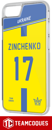 Coque foot UKRAINE personnalisable - TEAMCOQUES