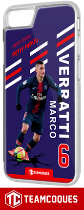 Coque joueur MARCO VERRATTI PARIS PSG - TEAMCOQUES