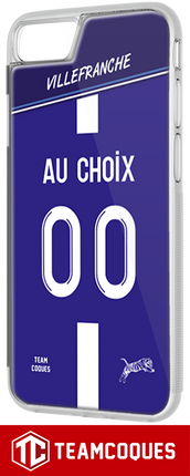 Coque foot VILLEFRANCHE personnalisable - TEAMCOQUES