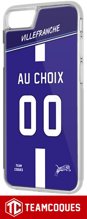 Coque foot VILLEFRANCHE personnalisable - TEAMCOQUES