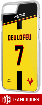 Coque foot WATFORD - flocage 100% personnalisable - iPhone smartphone - TEAMCOQUES